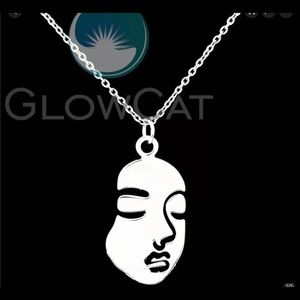 💰Bundle 3 For $15.00 💰🔆 Face Necklace silver